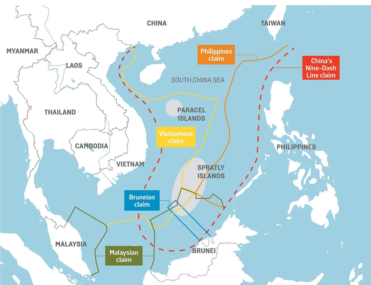 South China Sea Eez Map The South China Sea And Pla Navy
