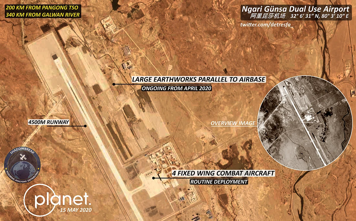 Ngari Gunsa airport in Tibet. (@detresfa_/Twitter)