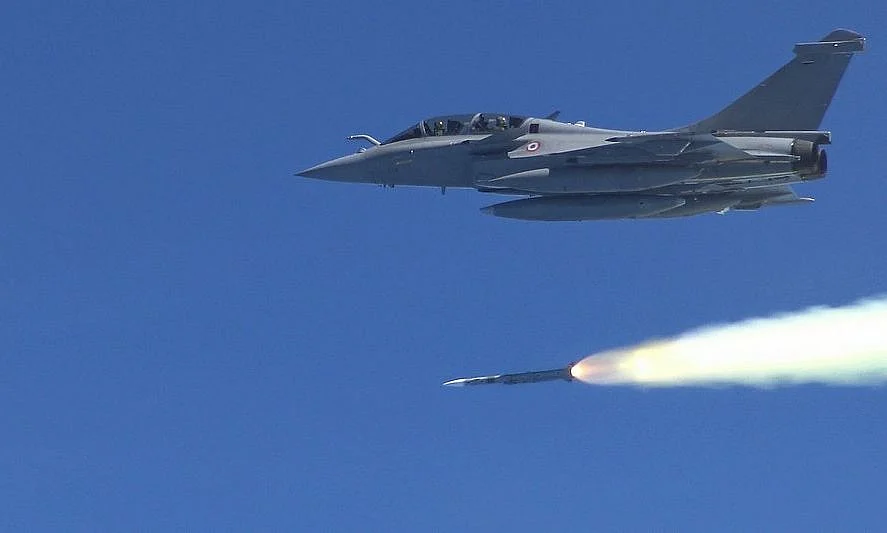 French Air Force Rafale in action. 