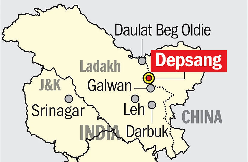 Location of Depsang Plains 