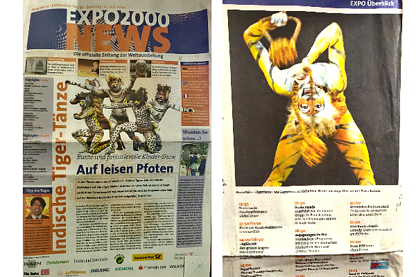 Coverage received by the MGT Team for their tour of Germany and France in 2000. Picture: Udaya Kumar