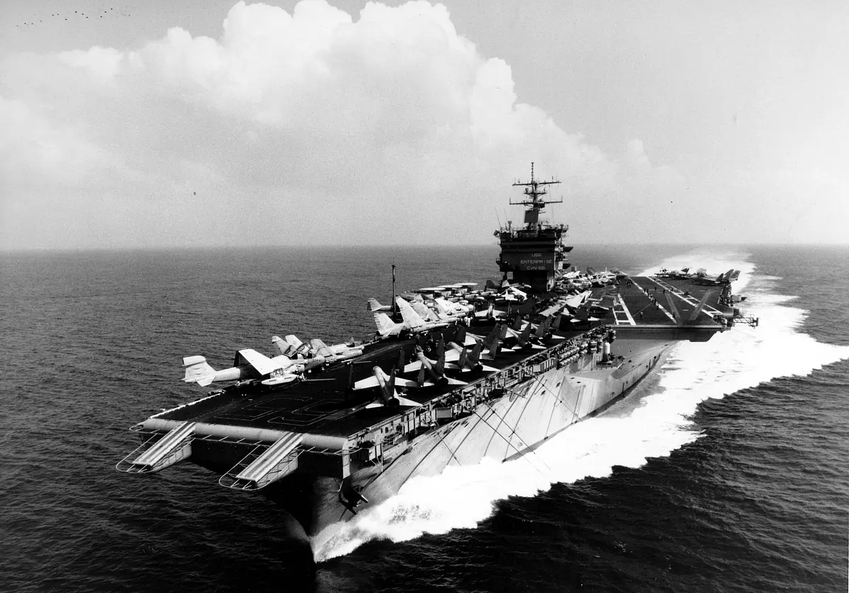 How India Reacted To The Deployment Of US Aircraft Carrier 'Enterprise' In The Bay Of Bengal During 1971 War