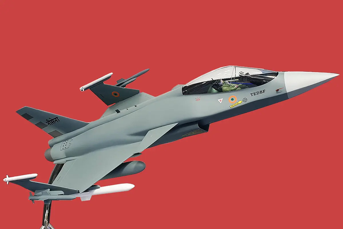 New Model Of India’s Twin Engine Fighter For Aircraft Carriers Debuts At Aero India 2021; Here’s What We Know About It