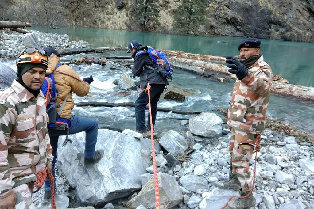 Uttarakhand: How ITBP Played A Vital Role In The Daring Task Of Widening The Mouth Of Lake Formed By Flash Floods In Chamoli