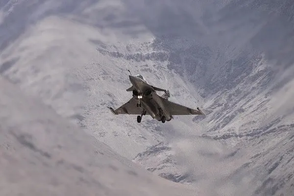 In Pictures: IAF's Rafales, Armed With MICA Missiles, Flying In Ladakh