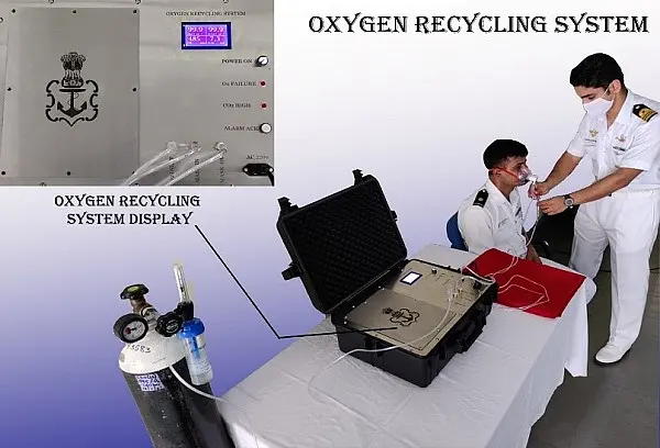 Indian Navy Designs Oxygen Recycling System To Prolong Life Of Oxygen Cylinder By Up To Four Times