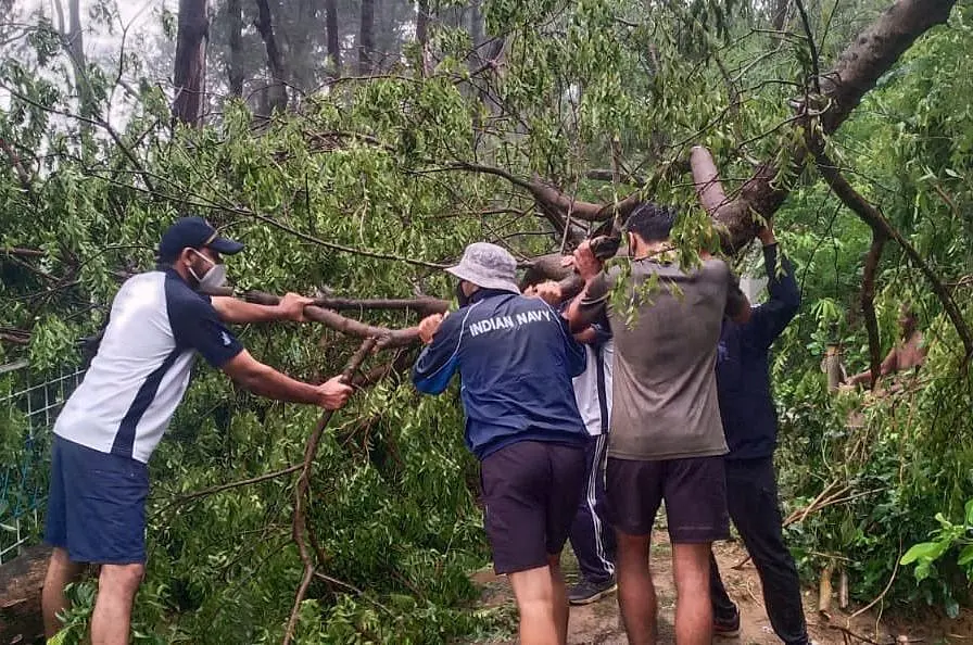 Odisha: Indian Navy Continues Relief Operations At Cyclone Yaas Affected Areas In Balasore District