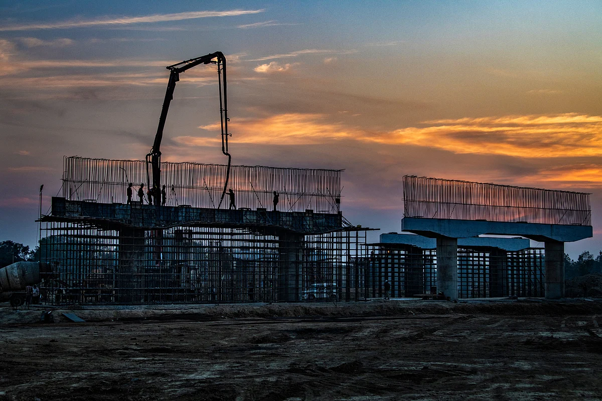Under construction expressway in Uttar Pradesh. 