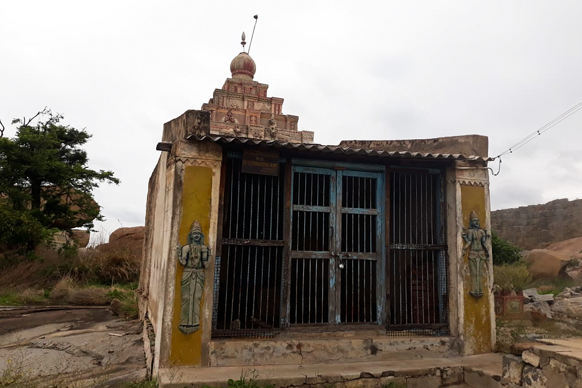 The Satyanarayana Temple where Krishna Bhat was an archaka, in Hampi