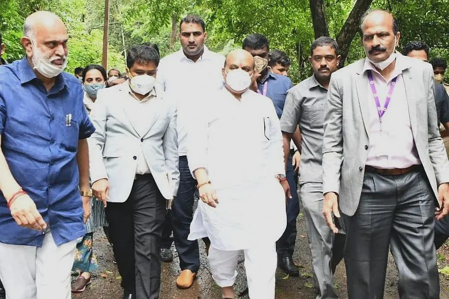 Karnataka CM Bommai Visits Flood-Affected Areas In State, Says No Dearth Of Funds For Flood-Relief