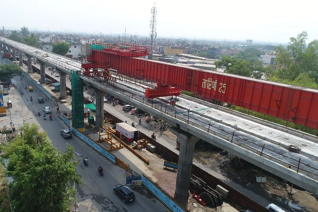 More Than One-Third Piers Of India's First Regional Rail Ready