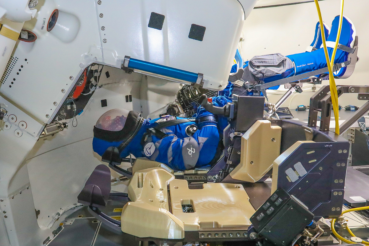 Rosie the Rocketeer, Boeing’s anthropometric test device (Photo: Boeing/John Proferes)