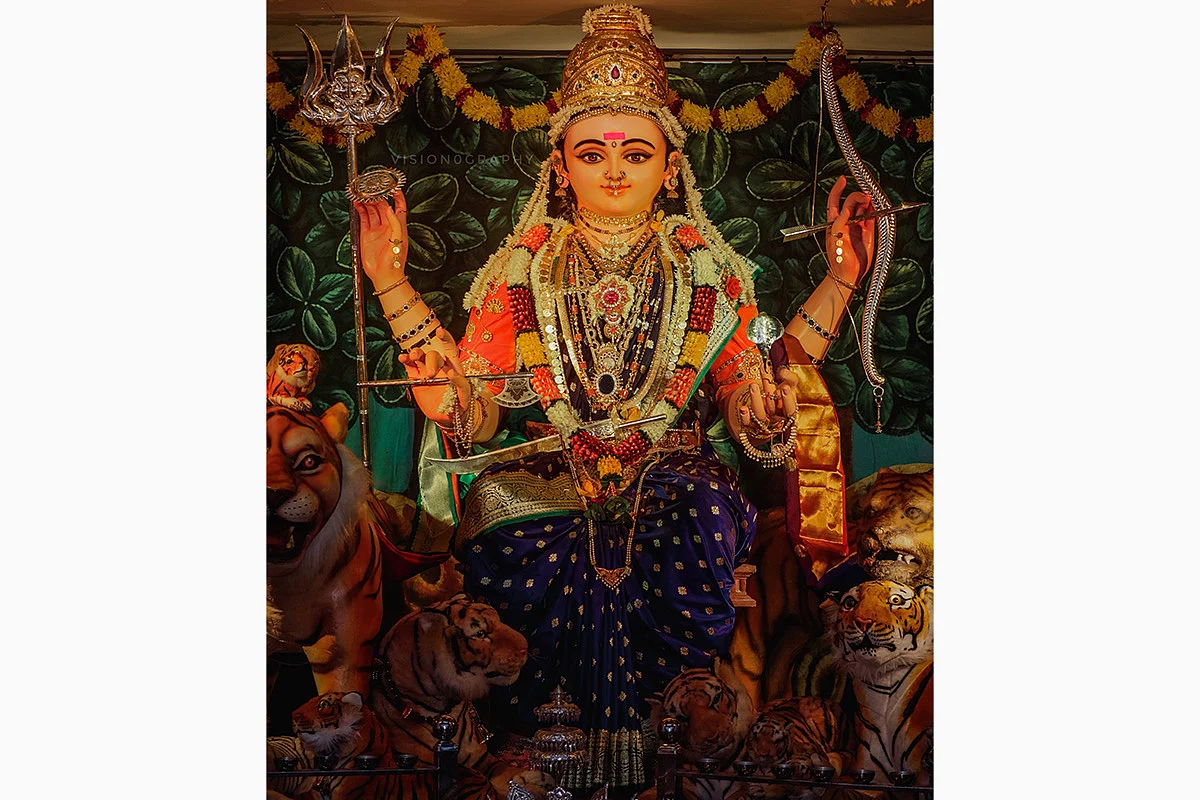 Weapon wielding Durga (Photo: Suhas)