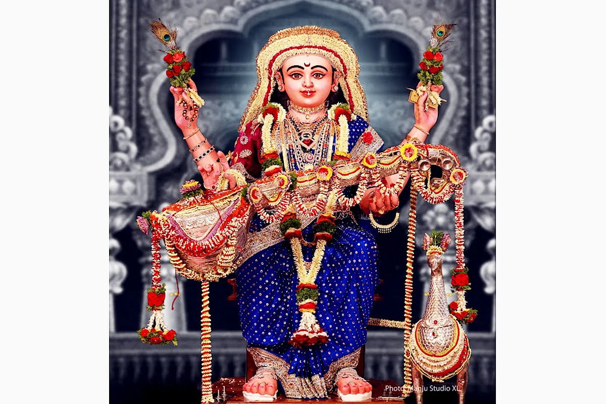 As Sharada all set for her final procession (Photo: Manju Neereshwallya)