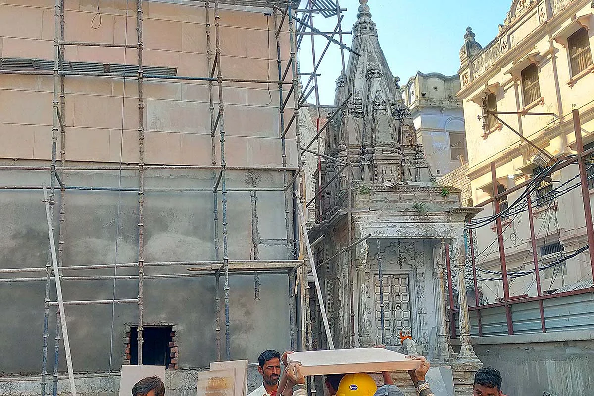 The temples are intact in most places that didn't need their relocation