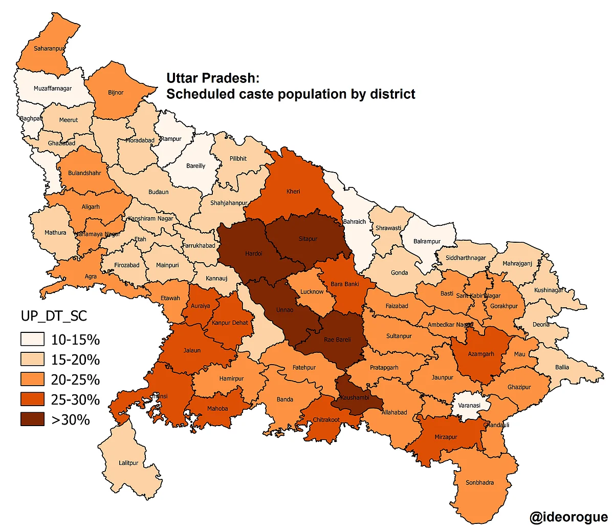 In Maps: How The Reserved Seats In UP Voted In 2017 And '19, And What It Could Mean For '22