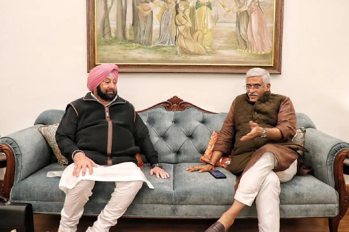 Former Punjab CM Amarinder Singh Announces Alliance With BJP For Upcoming State Assembly Elections