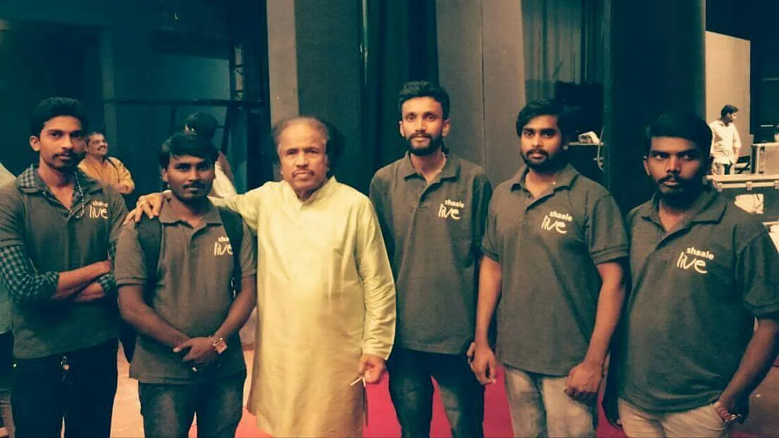 Team Shaale with Vidhwan L Subramaniam (Shaale)