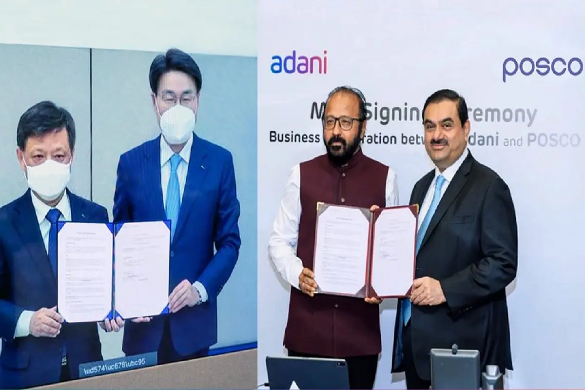 Adani Group Signs Pact With South Korea's POSCO To Set Up Steel Plant In Gujarat