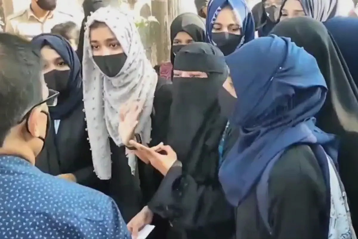 Karnataka: Hijab-Clad Girl Students Try To Enter College In Udupi District, Denied Entry