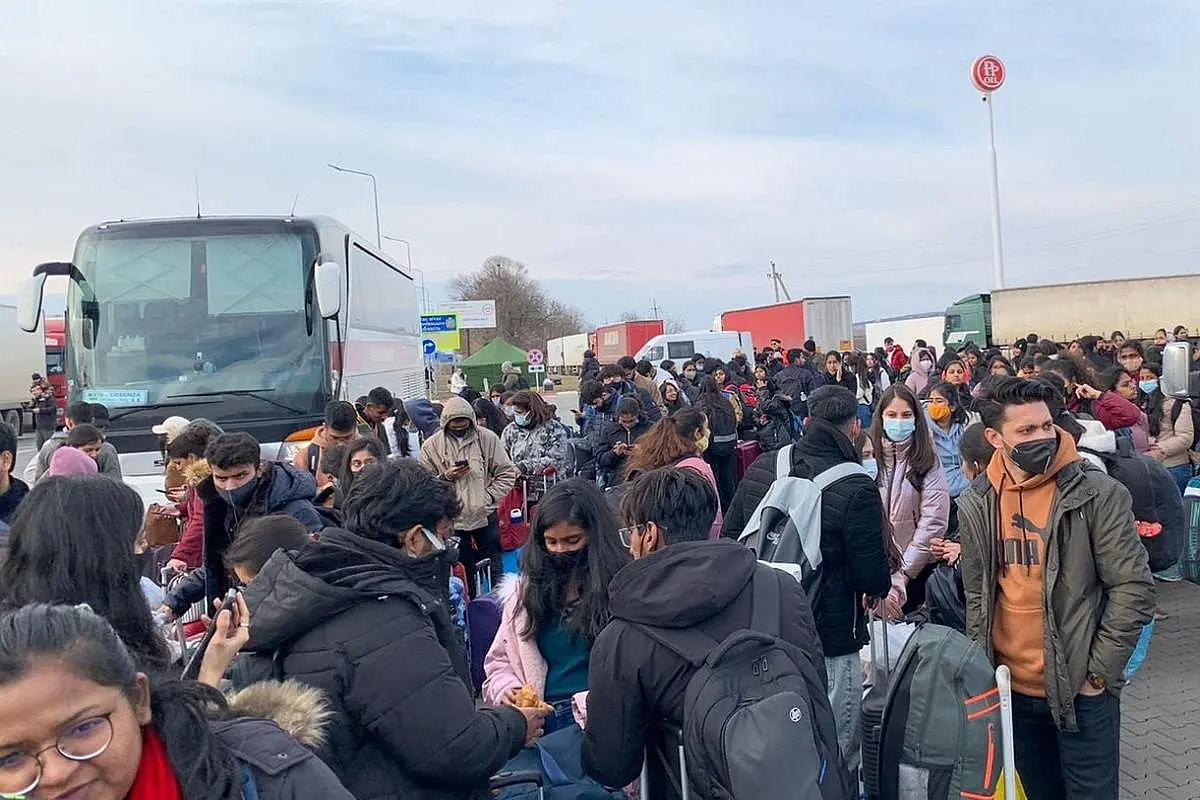 Ukraine War: Indian Students Hoping For Exit Through Poland Stuck At Border In Freezing Cold