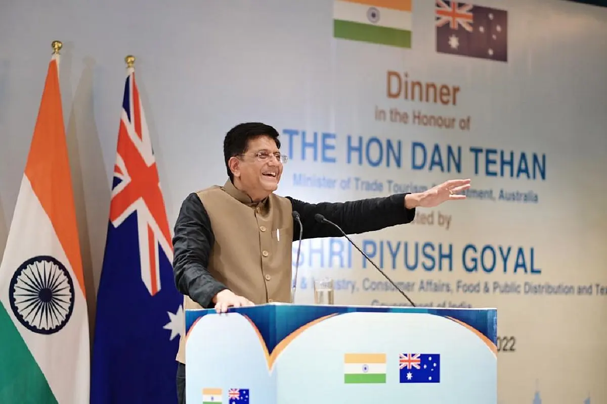 India, Australia Looking To Finalise Early Harvest Agreement In Next 30 Days: Piyush Goyal