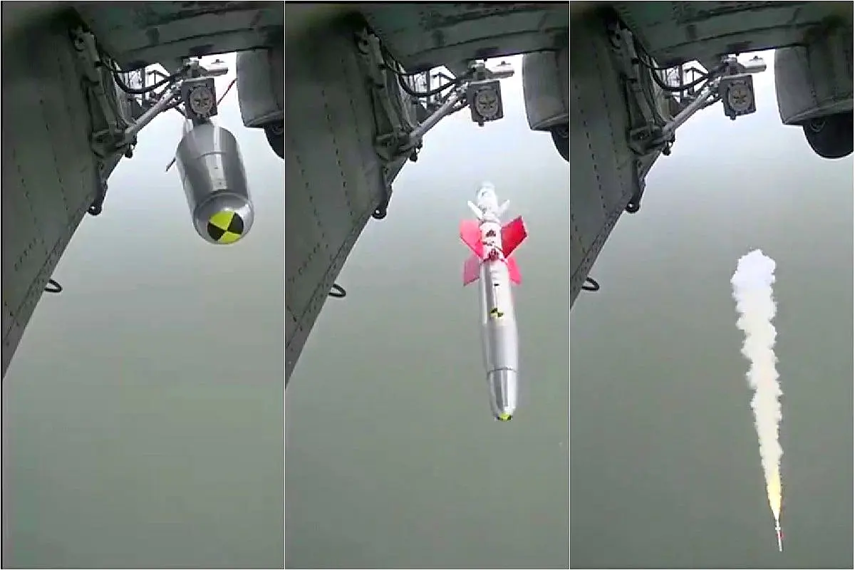 What We Know About India's First Indigenous Air-Launched Anti-Ship Missile Tested By DRDO