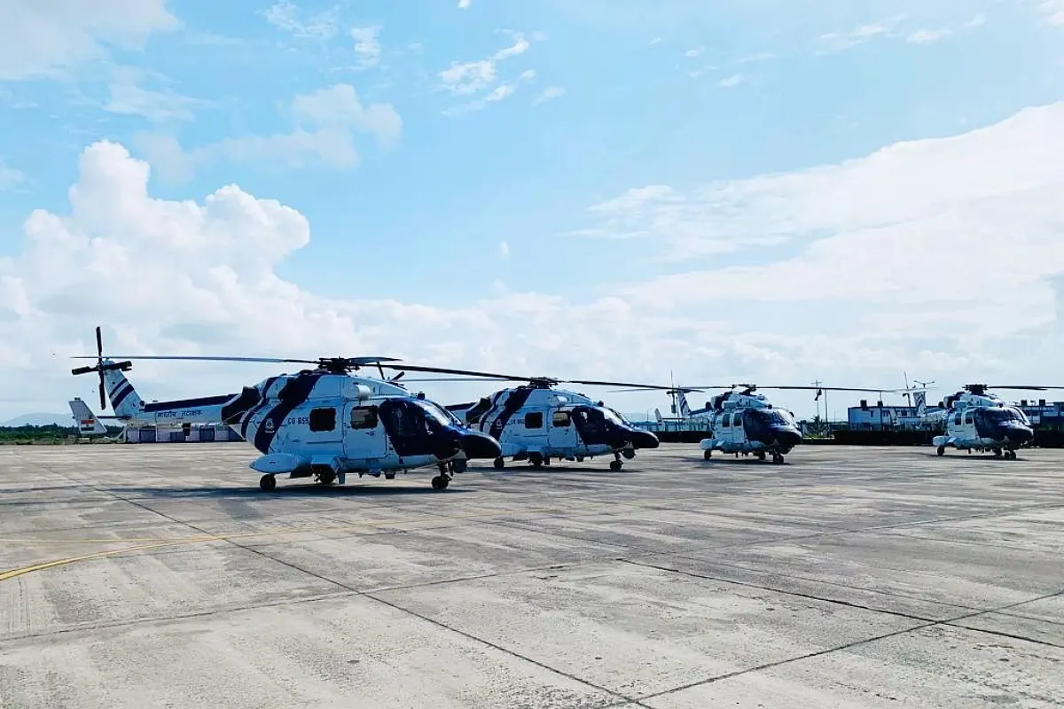 Coastal Security Boost: Coast Guard Commissions Indigenous Advanced Light Helicopter Dhruv Mk III Squadron At Porbandar
