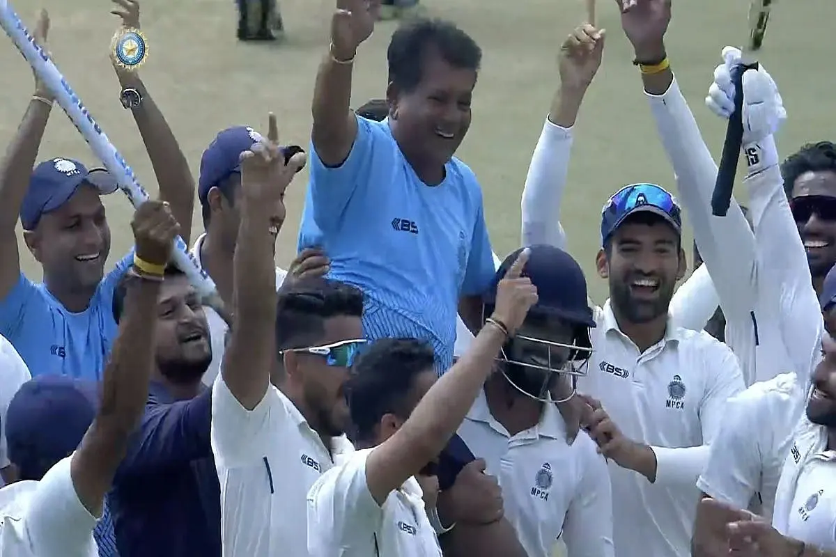 Madhya Pradesh Creates History With Maiden Ranji Triumph, Beat Mumbai By Six Wickets