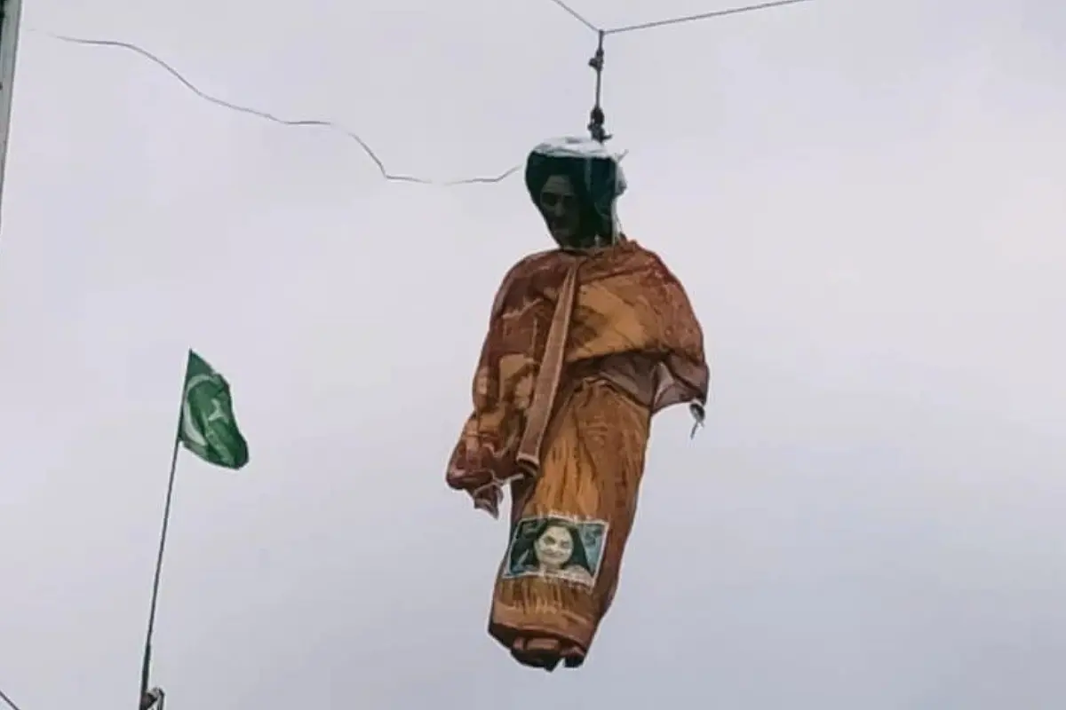 Effigy Of Suspended BJP Leader Nupur Sharma Found Hanging In Karnataka's Belagavi