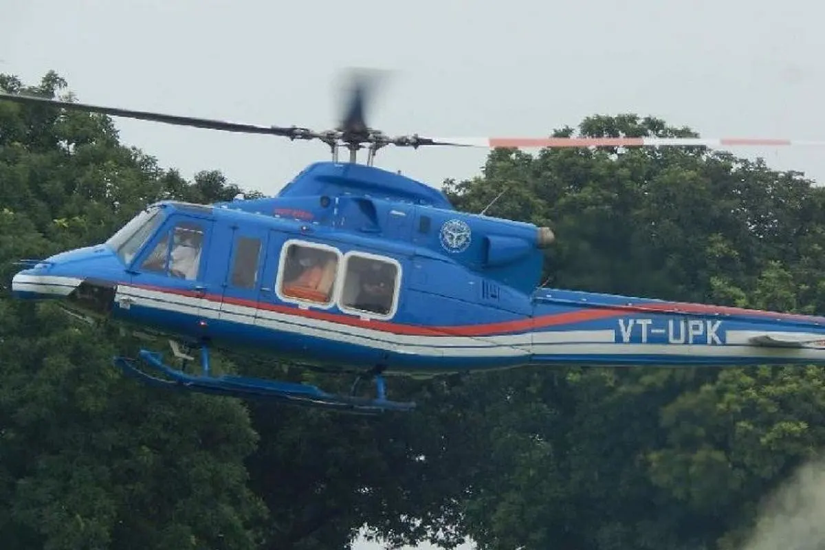 Helicopter Carrying UP CM Yogi Adityanath Makes Emergency Landing In Varanasi