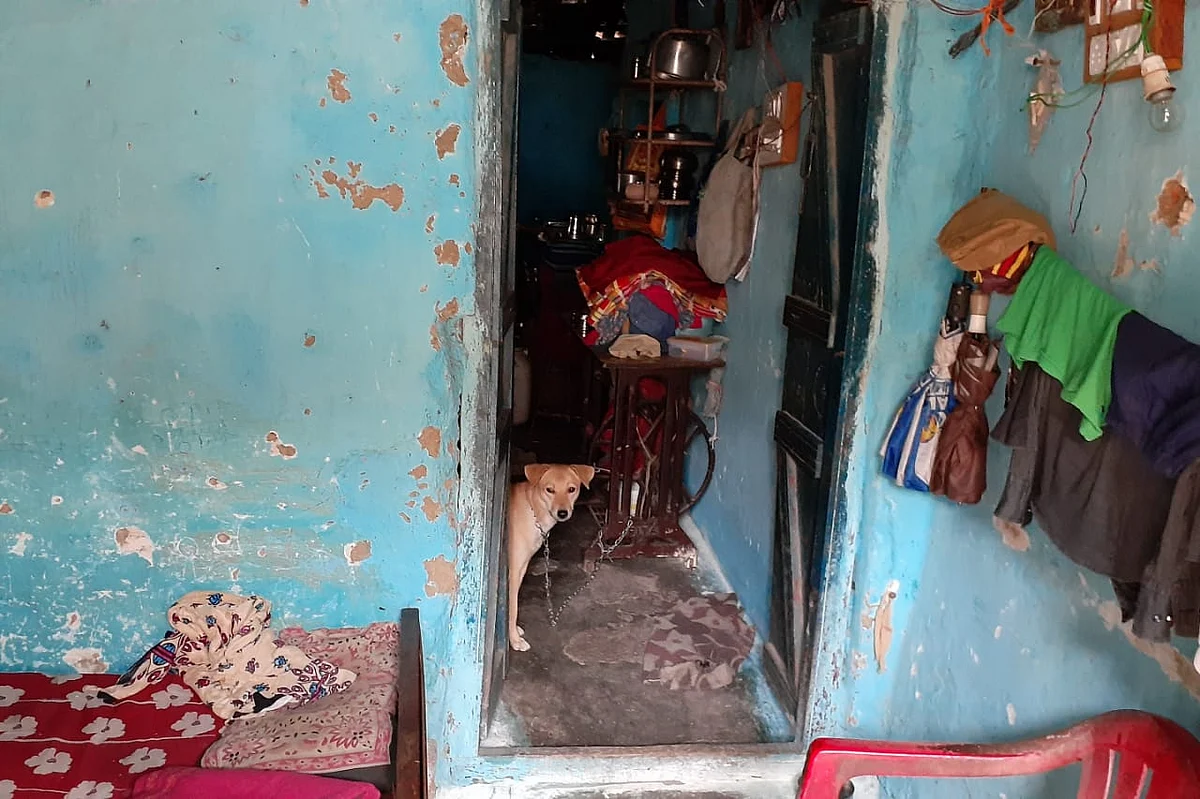 Entrance to the second room