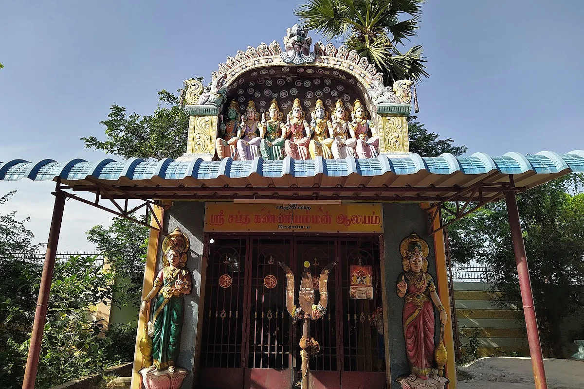 Sapta-Matrika temple at Setharaapatti village