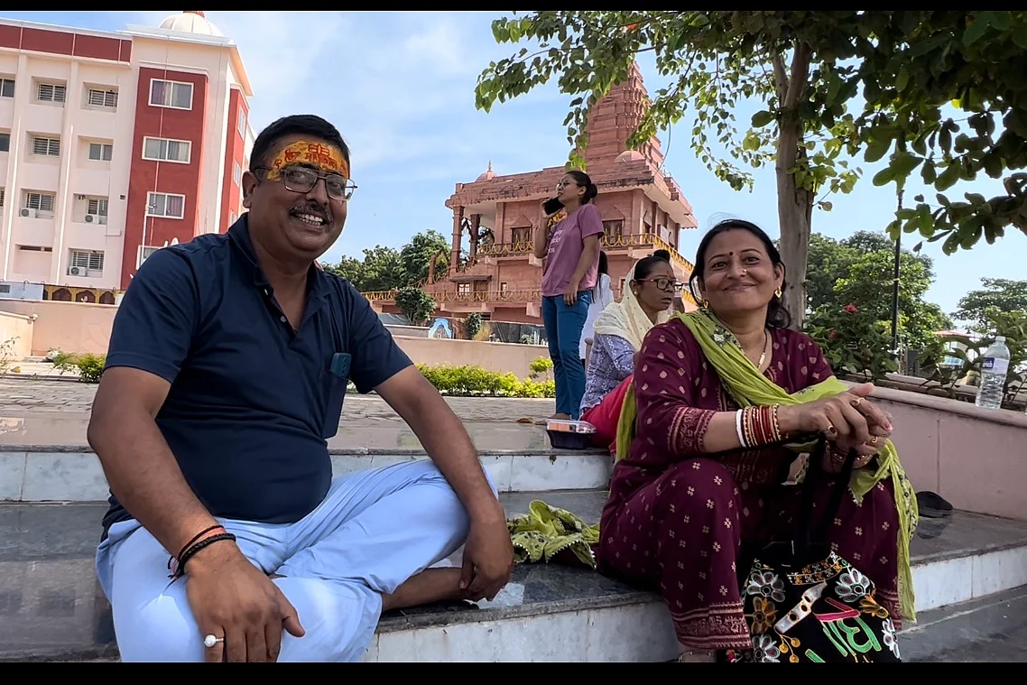 Sharma’s from Bihar were glad to be in
‘Swarg’ that PM Modi inaugurated