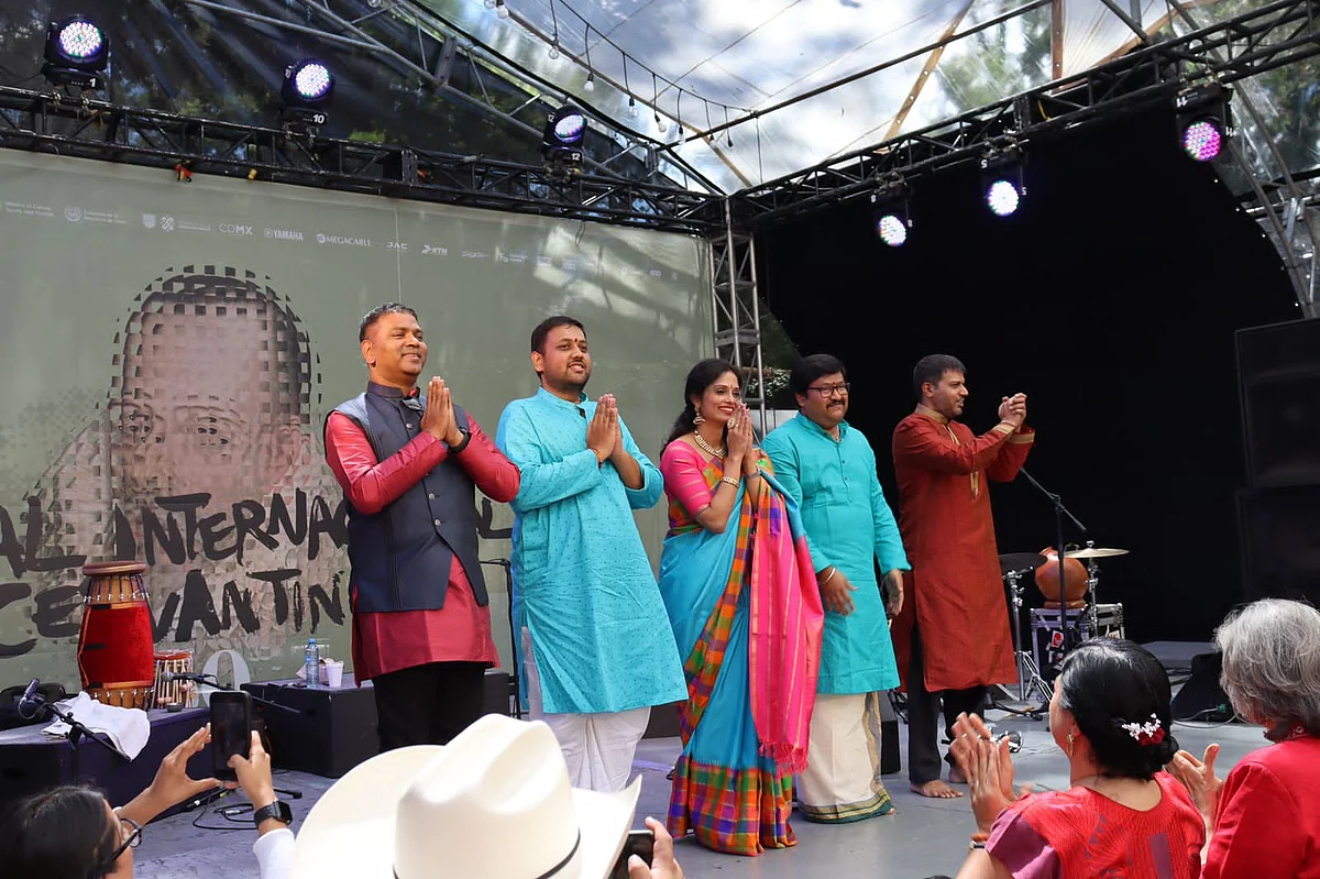 At the Cervantino Festival in Mexico (Manasi Prasad)