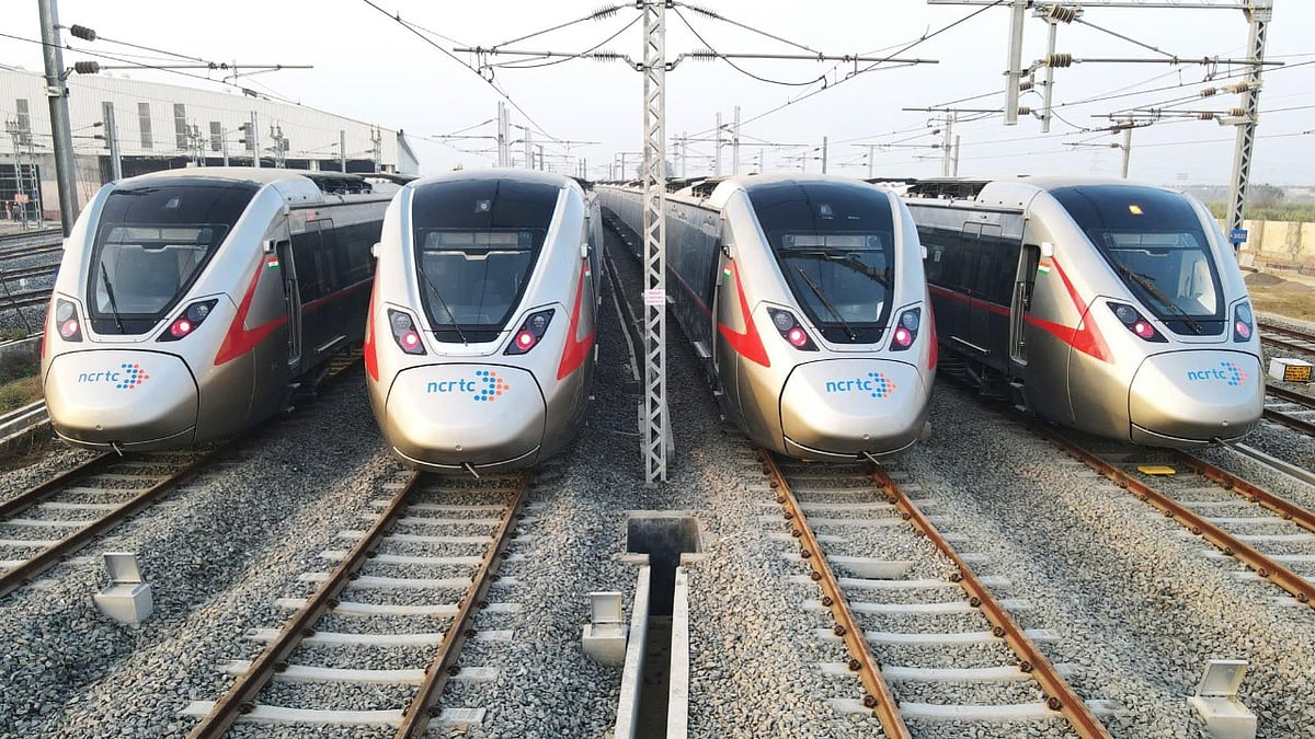 4 RRTS reached the Duhai depot in Ghaziabad.