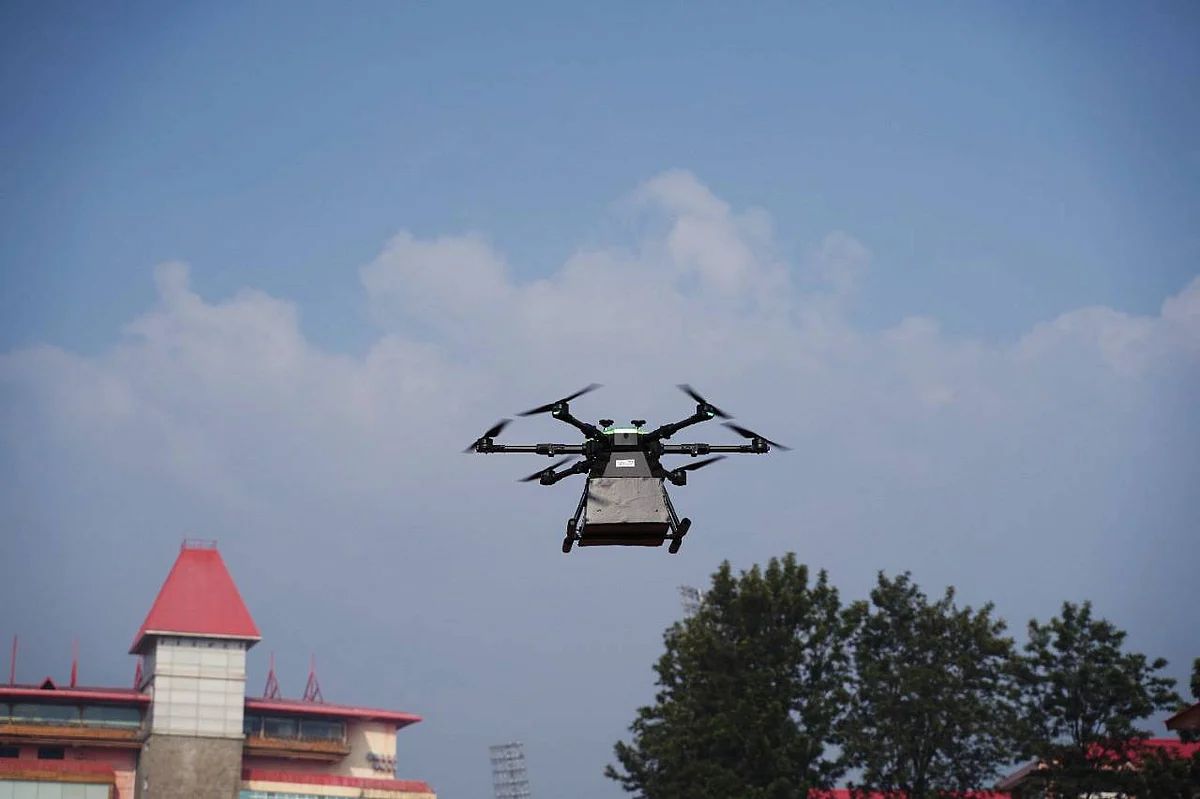 Skye Air Mobility exhibited its drone traffic management solution at CES.