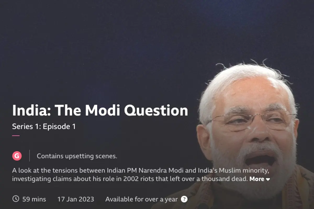 'India: The Modi Question' S01 E01 Is Lazy, Malicious And Maybe Even Racist, All At The Same Time