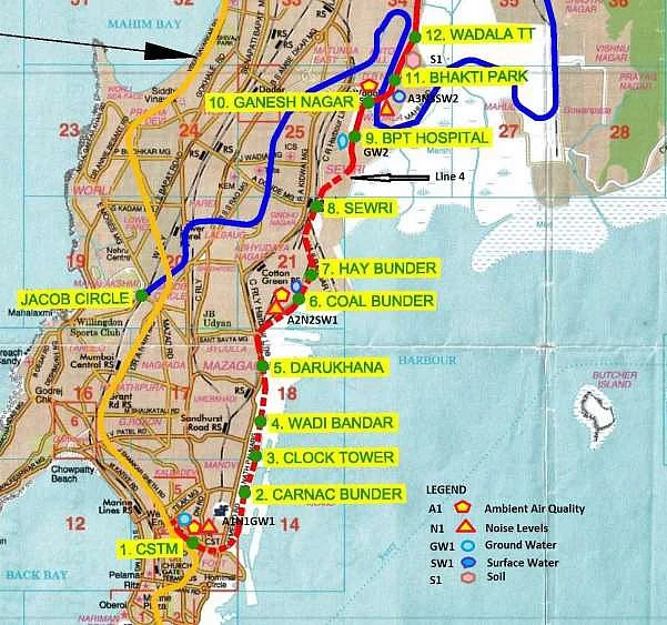 Proposed Alignment Metro-11 network (Wikimedia Commons).