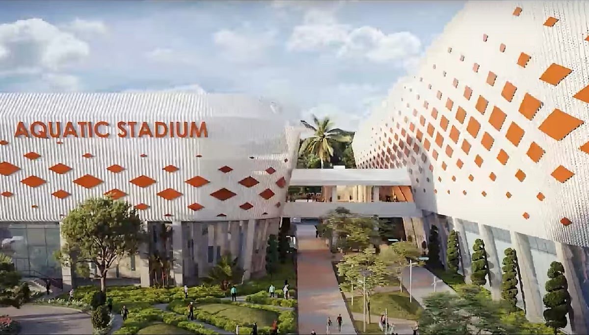 Target Olympics Amit Shah Lays Foundation For Rs 632 Crore Sports