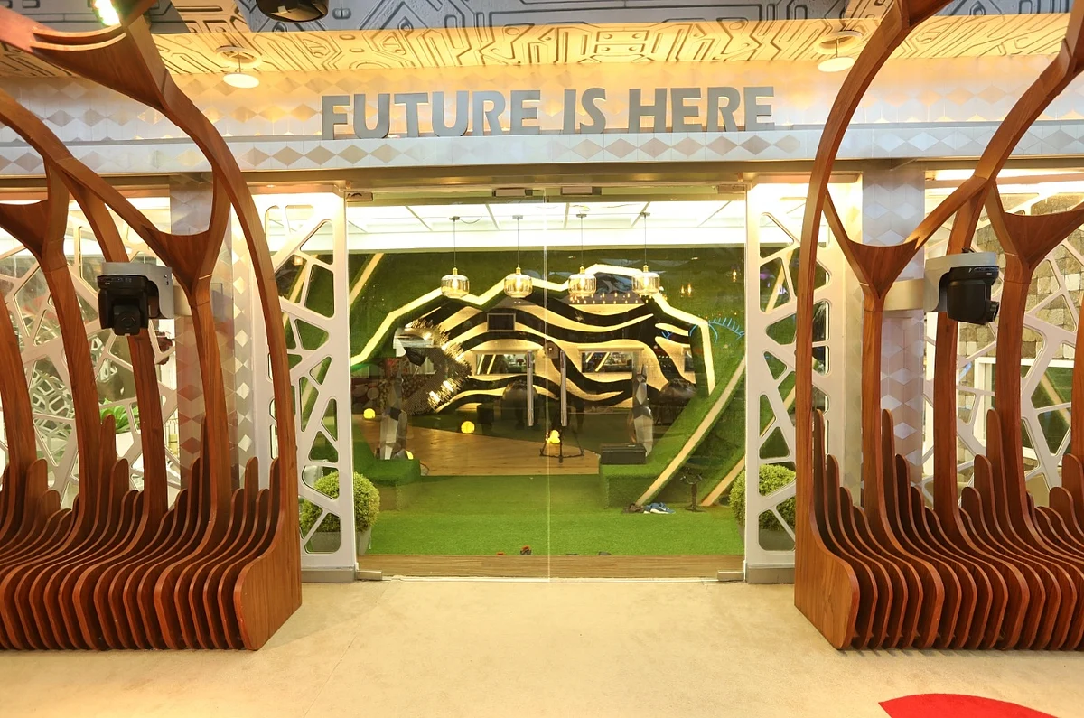It took Omung and team 45 to 50 days to redesign the house, which has a futuristic theme this season.