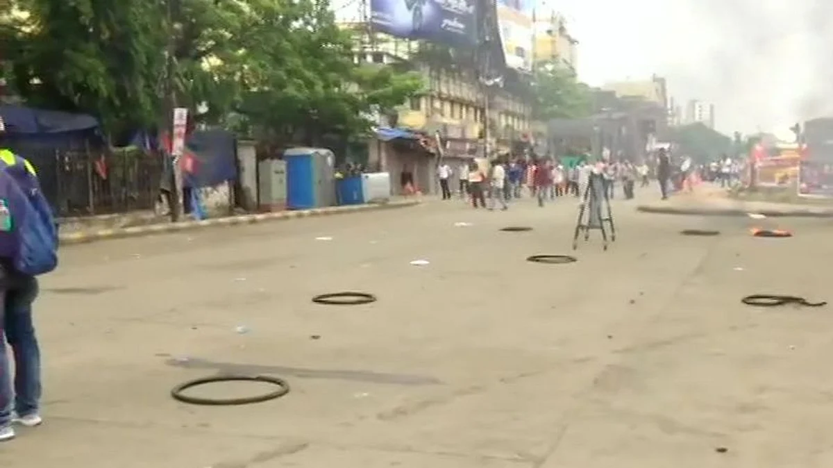 West Bengal: BJP protest turns chaotic; clashes break out between police and party workers