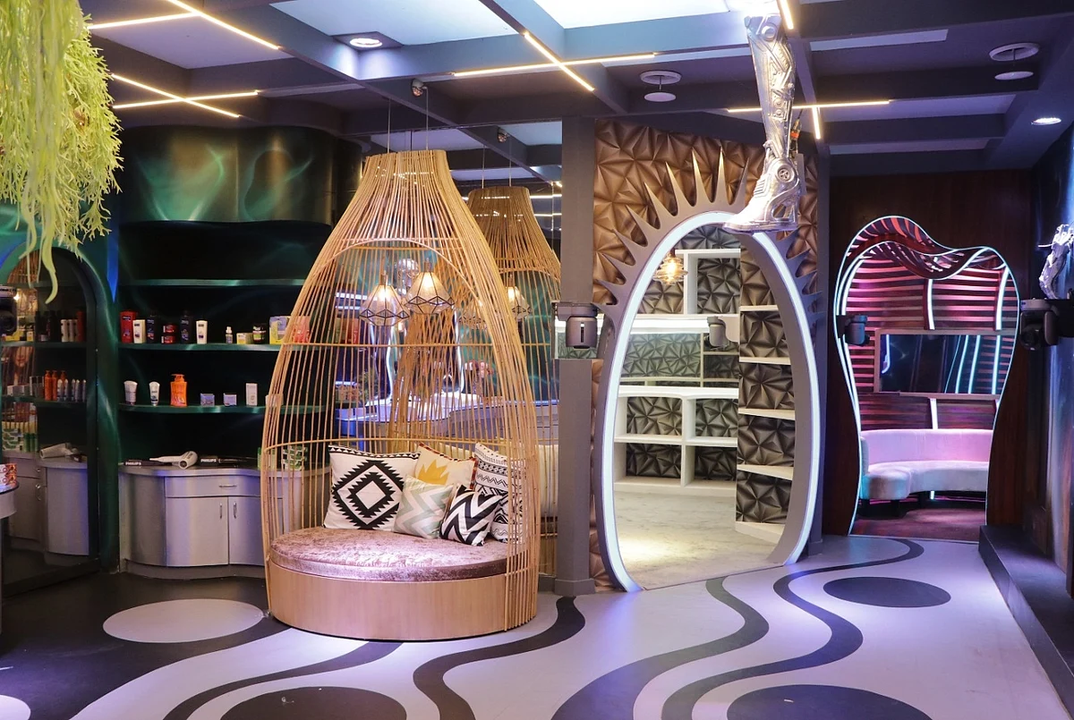It took Omung and team 45 to 50 days to redesign the house, which has a futuristic theme this season.
