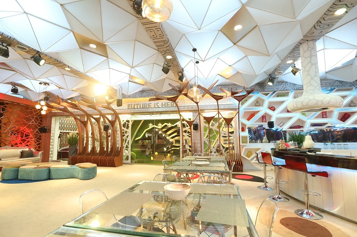 It took Omung and team 45 to 50 days to redesign the house, which has a futuristic theme this season.
