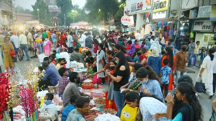 People flouting social distancing near Mandai