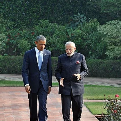 Modi in a suit