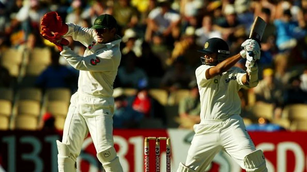 Rahul Dravid kept his composure to guide India to a remarkable victory in 2003