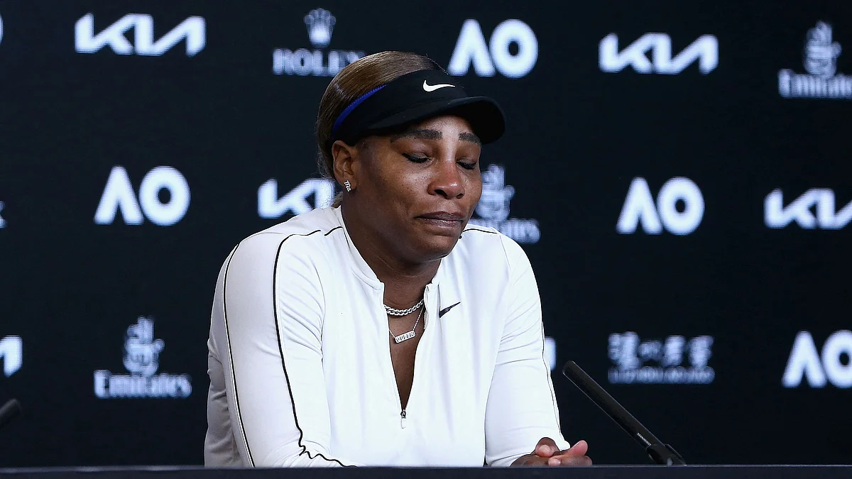 Serena Williams breaks down after Australia Open semi-final defeat