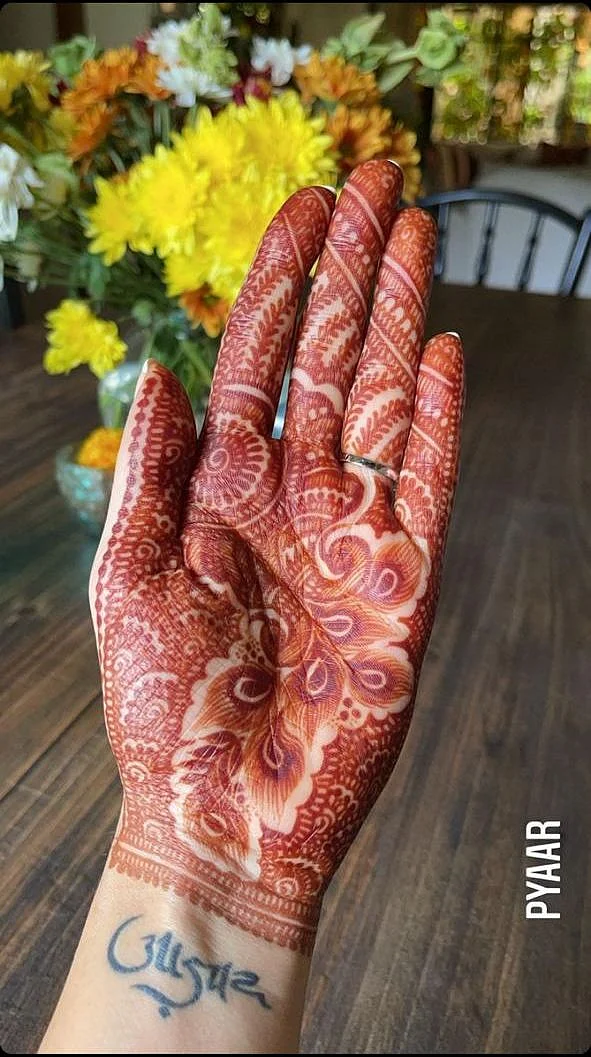 The actress shared this picture on her social media story