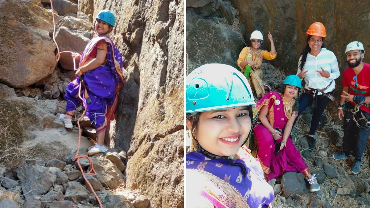 Women’s Day Special: Watch how these Pune based girls conquer Duke’s Nose in saree!